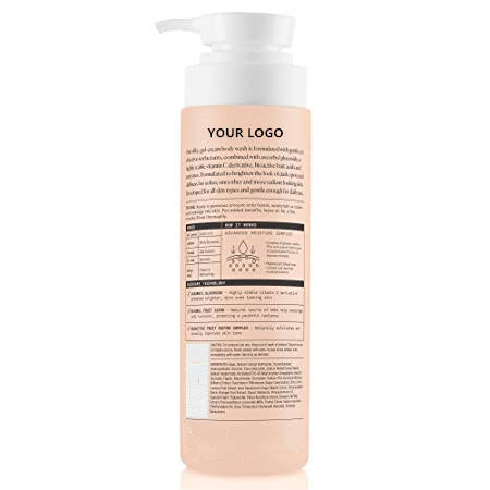 cruelty free natural whitening body wash smooth gentle exfoliating whitening shower unscented body wash